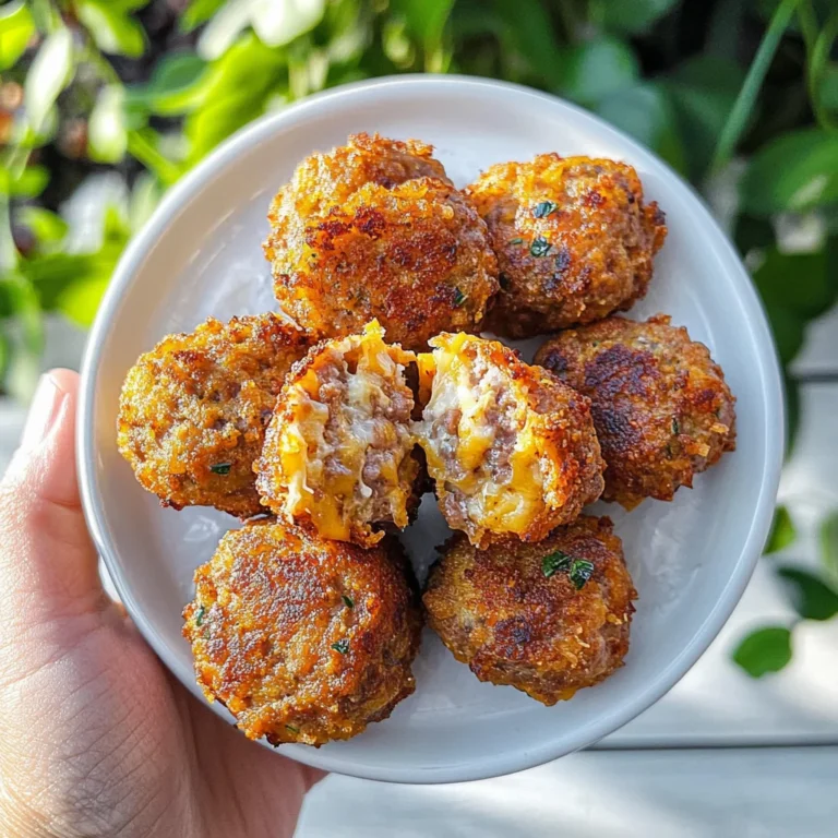 Crispy Hashbrown Sausage Bites