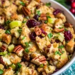 Crock Pot Cranberry Pecan Stuffing