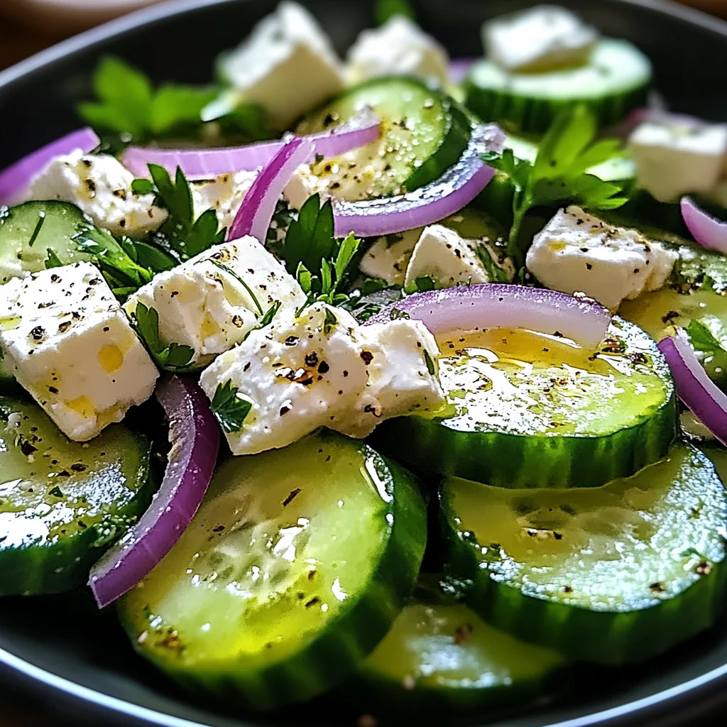 Cucumber Feta Salad