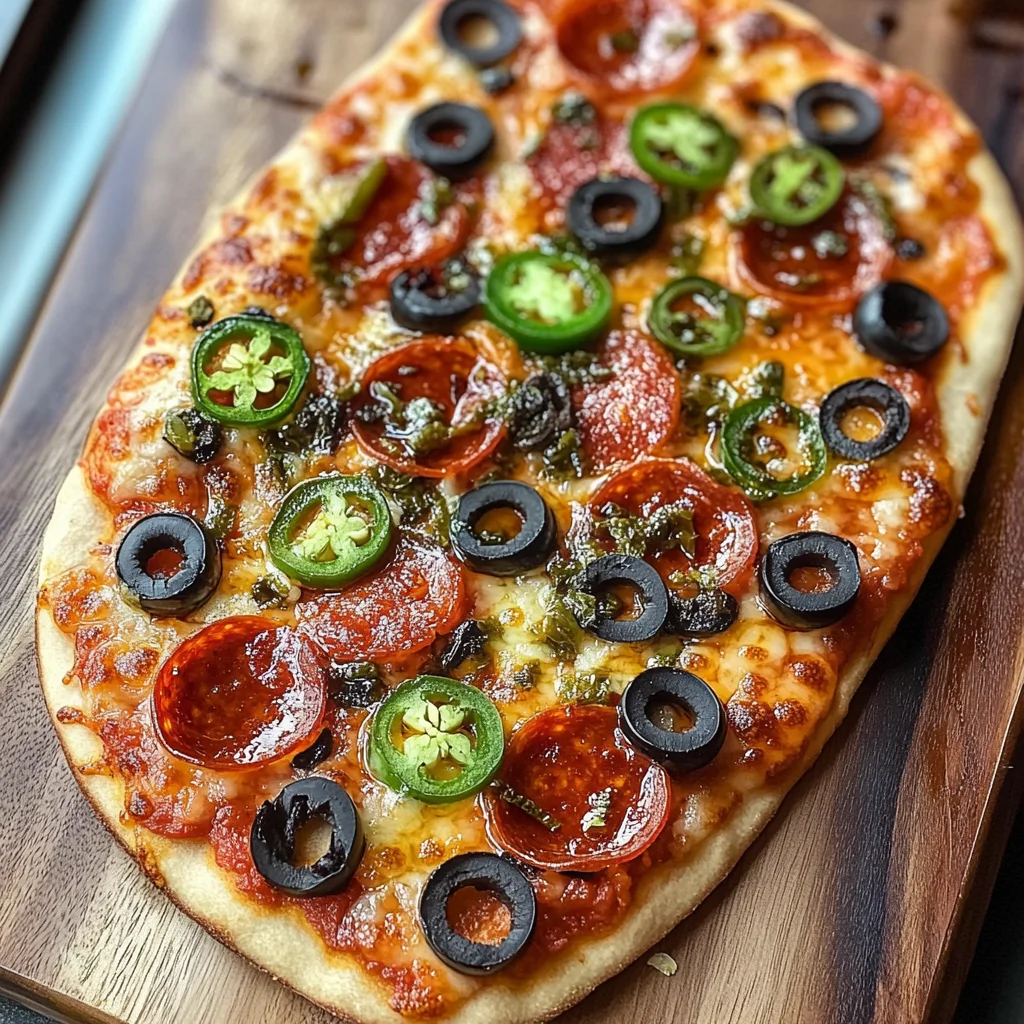 Delicious Hot Honey Flatbread Pizza