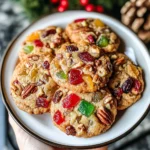 Easy Christmas Fruitcake Cookies Recipe