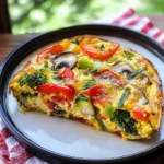 Garden Veggie Frittata: A 150-Calorie Delight