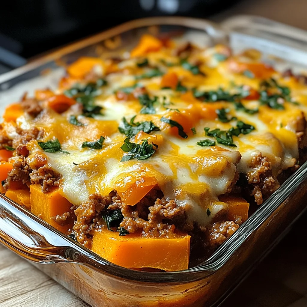Ground Turkey Sweet Potato Casserole