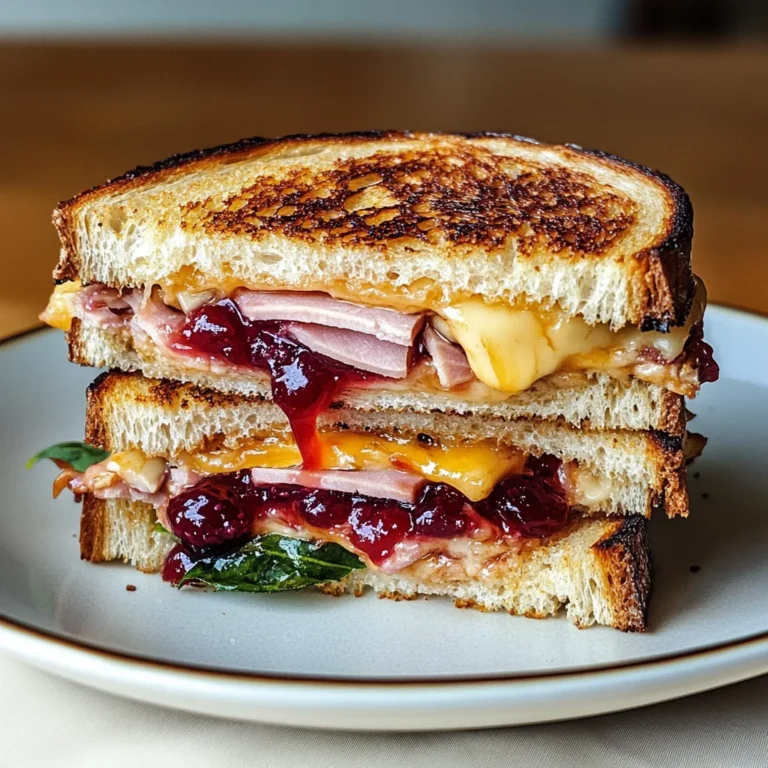 Ham Cheddar Cranberry Melt