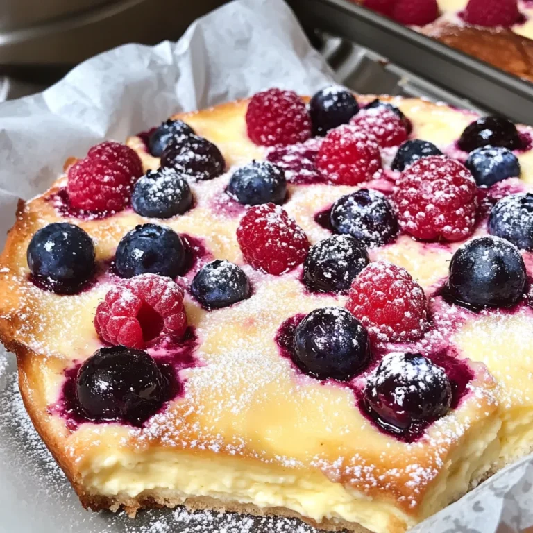 Healthy Berry Cottage Cheese Clafoutis
