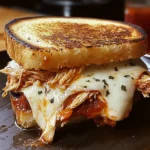 Lazy Chicken Parmesan Grilled Cheese
