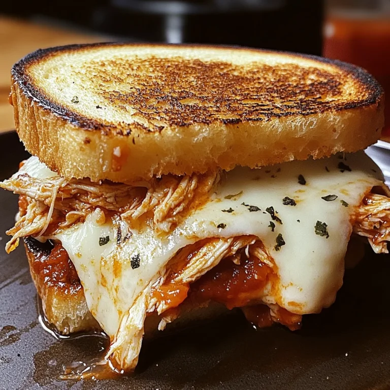 Lazy Chicken Parmesan Grilled Cheese