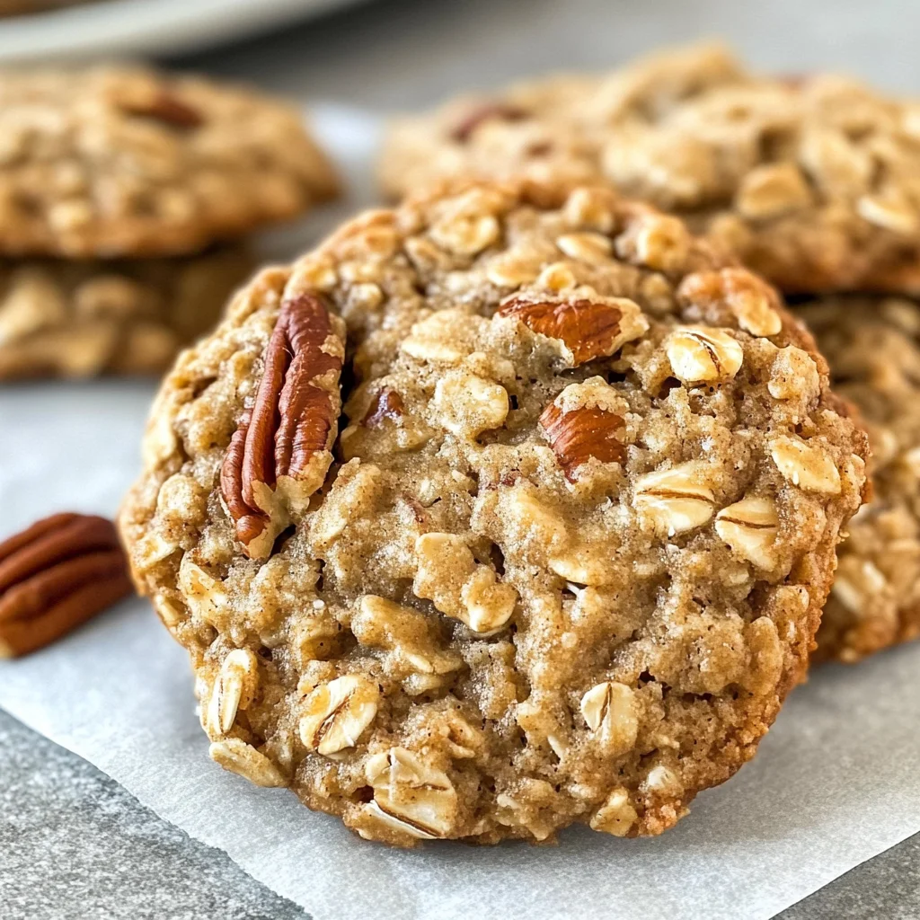 Oatmeal Chai Cookies with Pecans
