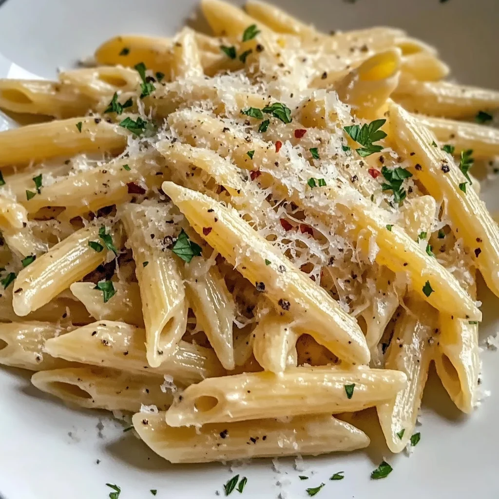 One Pot Creamy Garlic Pasta (Just 20 Minutes!)