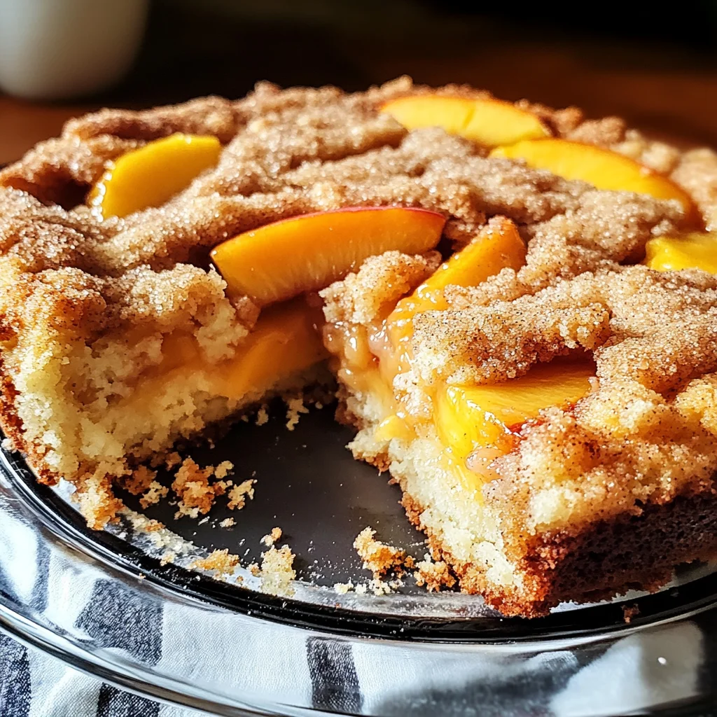 Peach Coffee Cake