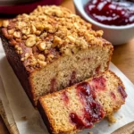 Peanut Butter Jelly Snack Bread