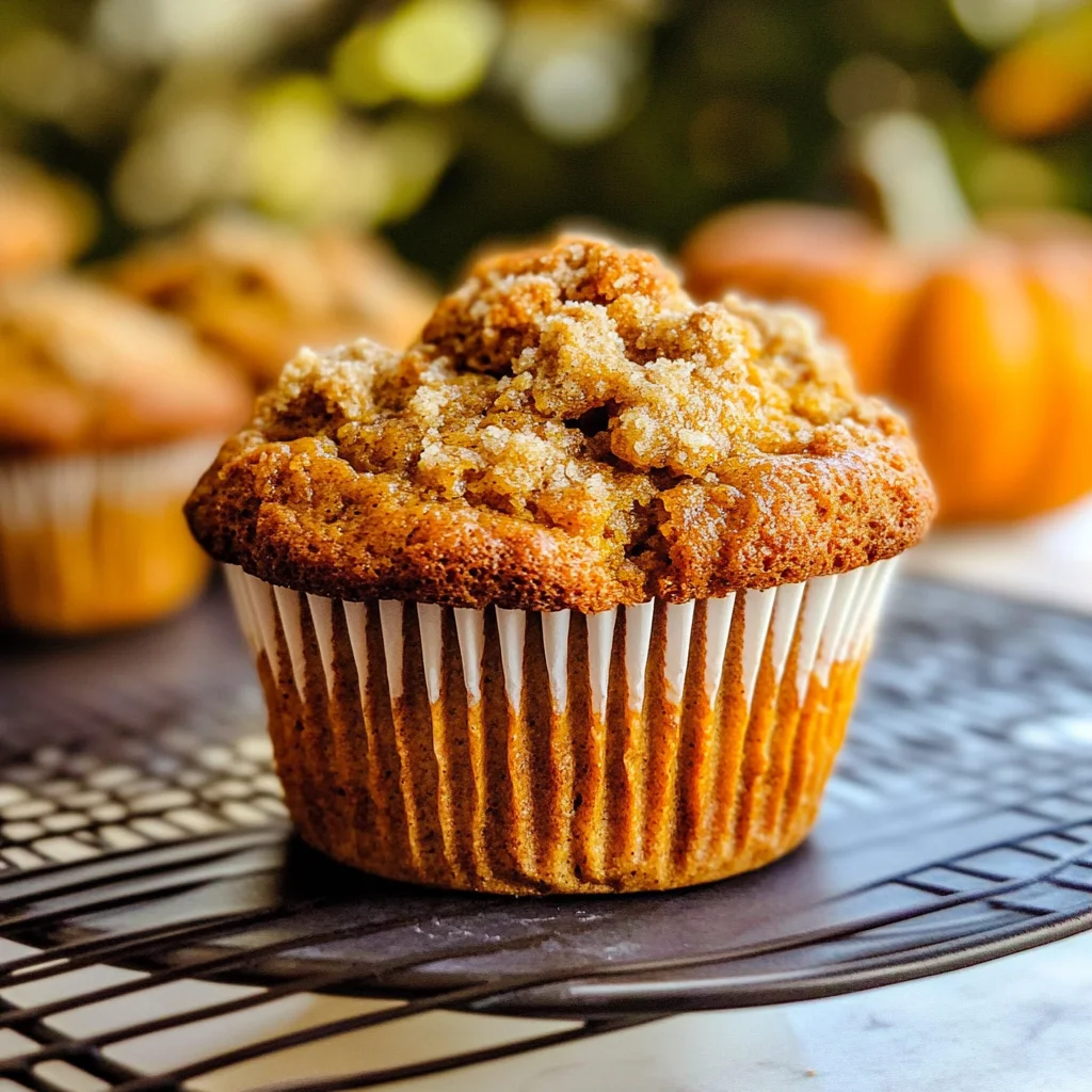 Pumpkin Streusel Muffins
