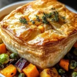 Roasted Autumn Vegetable Pot Pies