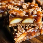 Salted Caramel Apple Pie Bars