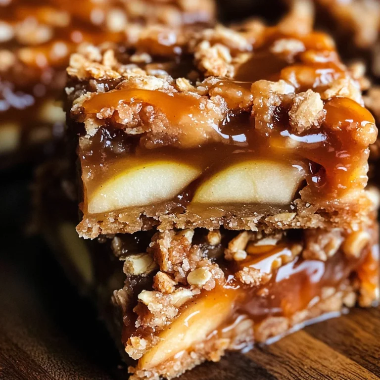 Salted Caramel Apple Pie Bars