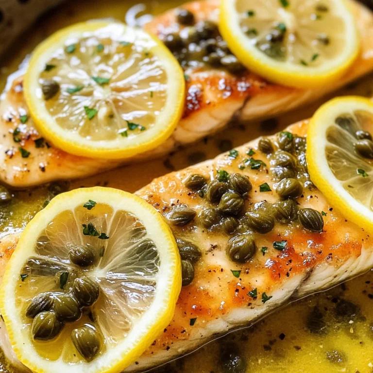 Simple Lemon Caper Sauce