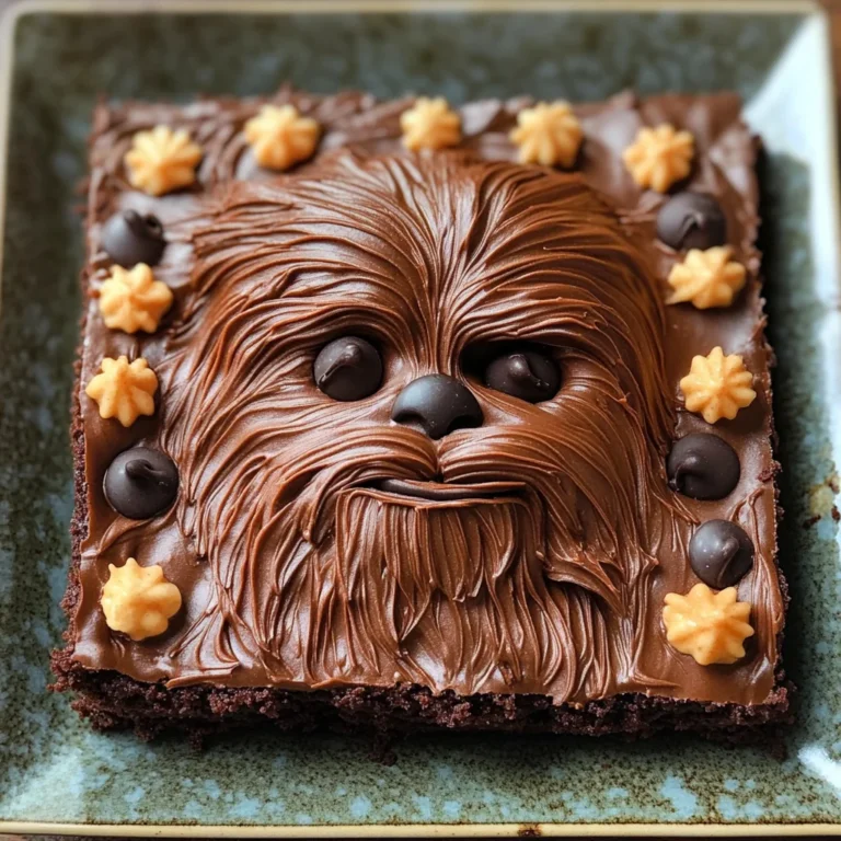 Star Wars Chewbacca Brownies