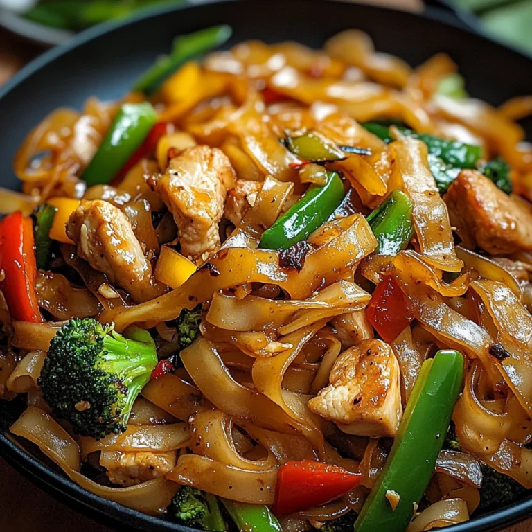 Street Style Thai Drunken Noodles