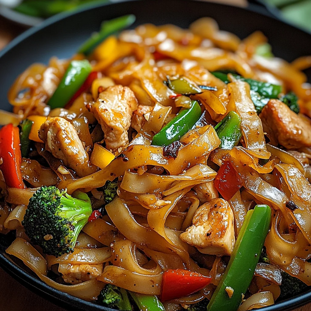 Street Style Thai Drunken Noodles