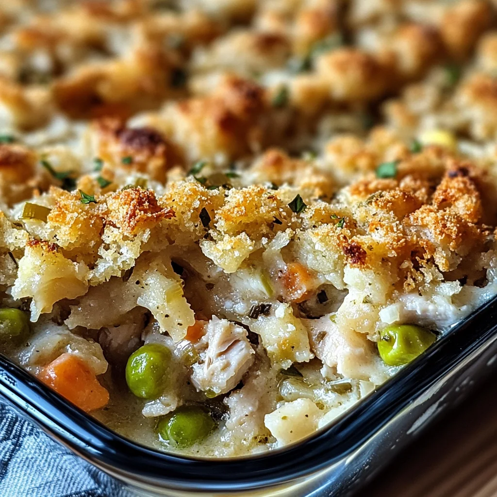 ????️ Stove Top Stuffing Chicken Casserole