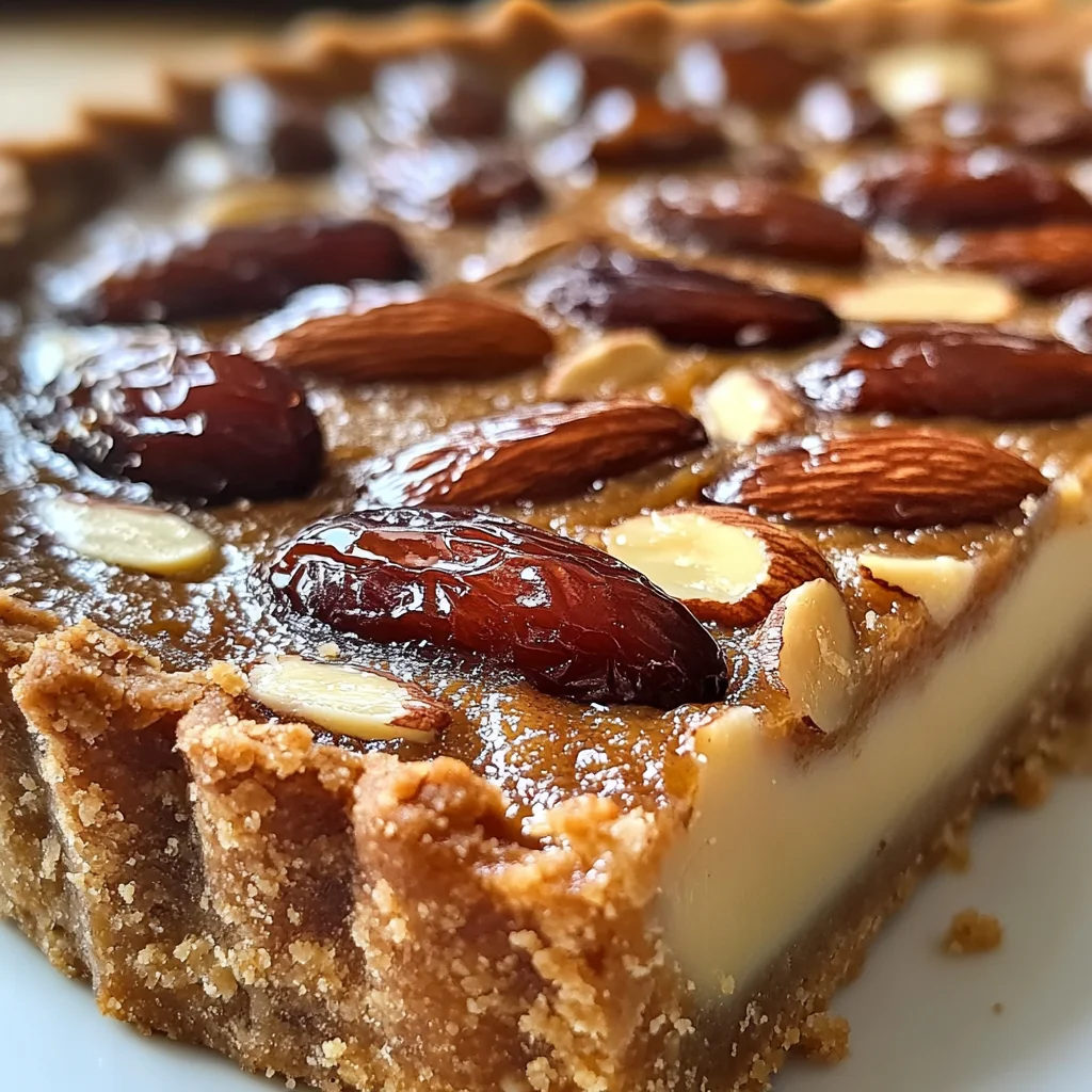 Almond & Medjool Date Tart: A Decadent Vegan Delight