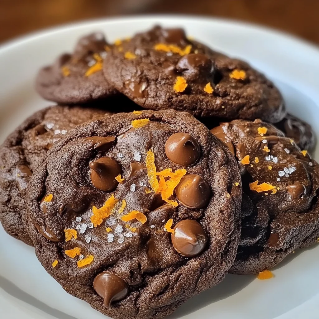 Chewy Chocolate Orange Cookies That Melt in Your Mouth
