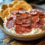 Creamy Pepperoni Cream Cheese Spread Your Guests Will Love