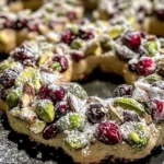 Delicious Pistachio Cranberry Wreath Cookies for the Holidays